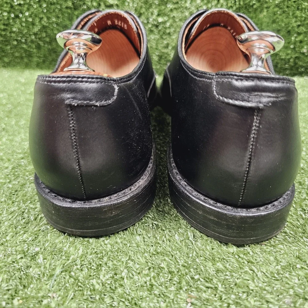 Allen Edmonds Park Avenue Black Leather Cap Toe Formal Dress Shoes Mens 13 A